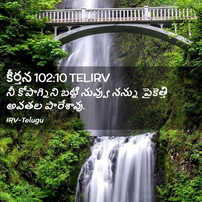 Picture 02 - కీర్తన 102:10 TELIRV - నీ కోపాగ్నిని - Bible Verse Picture