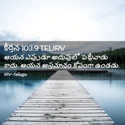 Picture 02 - కీర్తన 103:9 TELIRV - ఆయన ఎప్పుడూ - Bible Verse Picture