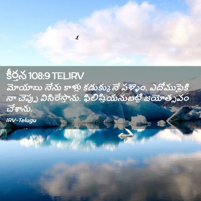 Picture 02 - కీర్తన 108:9 TELIRV - మోయాబు నేను - Bible Verse Picture
