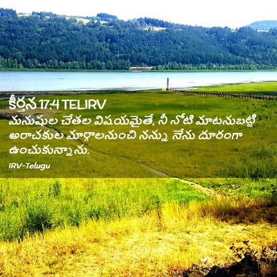 Picture 02 - కీర్తన 17:4 TELIRV - మనుషుల చేతల - Bible Verse Picture
