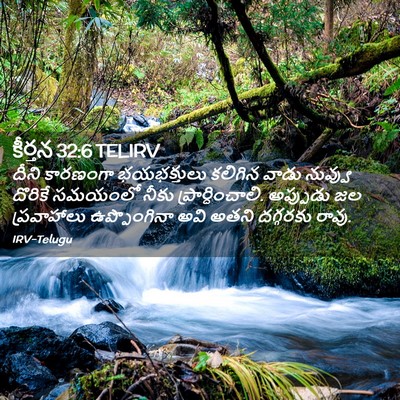 Picture 02 - కీర్తన 32:6 TELIRV - దీని కారణంగా - Bible Verse Picture