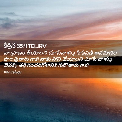 Picture 02 - కీర్తన 35:4 TELIRV - నా ప్రాణం తీయాలని - Bible Verse Picture