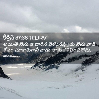 Picture 02 - కీర్తన 37:36 TELIRV - అయితే నేను ఆ దారిన - Bible Verse Picture