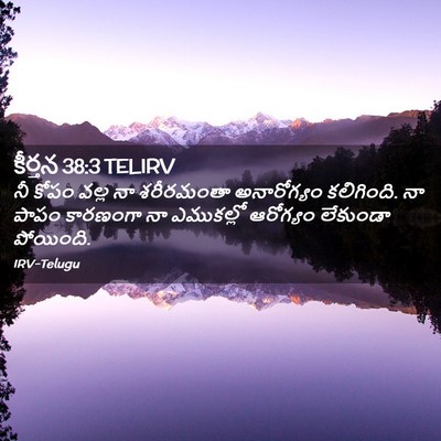 Picture 02 - కీర్తన 38:3 TELIRV - నీ కోపం వల్ల నా - Bible Verse Picture