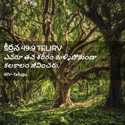 Picture 02 - కీర్తన 49:9 TELIRV - ఎవరూ తన శరీరం - Bible Verse Picture