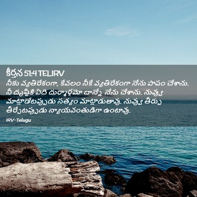 Picture 02 - కీర్తన 51:4 TELIRV - నీకు వ్యతిరేకంగా, - Bible Verse Picture