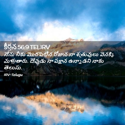 Picture 02 - కీర్తన 56:9 TELIRV - నేను నీకు - Bible Verse Picture
