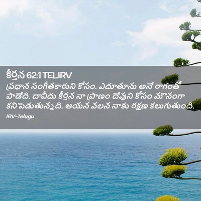 Picture 02 - కీర్తన 62:1 TELIRV - ప్రధాన - Bible Verse Picture