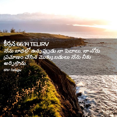 Picture 02 - కీర్తన 66:14 TELIRV - నేను బాధల్లో - Bible Verse Picture