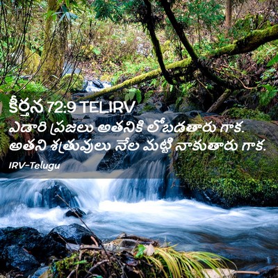 Picture 02 - కీర్తన 72:9 TELIRV - ఎడారి ప్రజలు - Bible Verse Picture