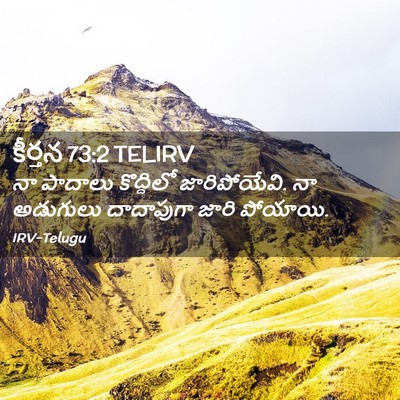 Picture 02 - కీర్తన 73:2 TELIRV - నా పాదాలు - Bible Verse Picture