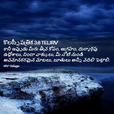 Picture 02 - కొలస్సీ పత్రిక 3:8 TELIRV - కానీ ఇప్పుడు మీరు - Bible Verse Picture