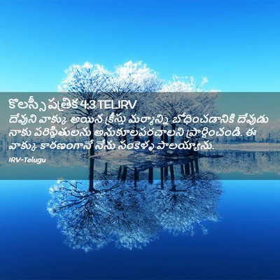 Picture 02 - కొలస్సీ పత్రిక 4:3 TELIRV - దేవుని వాక్కు - Bible Verse Picture
