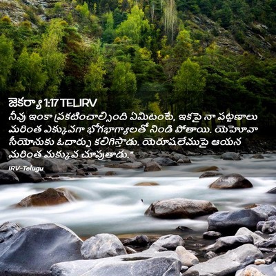 Picture 02 - జెకర్యా 1:17 TELIRV - నీవు ఇంకా - Bible Verse Picture