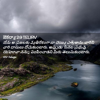 Picture 02 - జెకర్యా 2:9 TELIRV - నేను ఆ ప్రజలకు - Bible Verse Picture