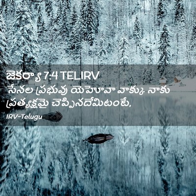 Picture 02 - జెకర్యా 7:4 TELIRV - సేనల ప్రభువు - Bible Verse Picture
