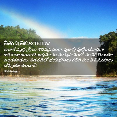 Picture 02 - తీతు పత్రిక 2:3 TELIRV - అలాగే వృద్ధ - Bible Verse Picture