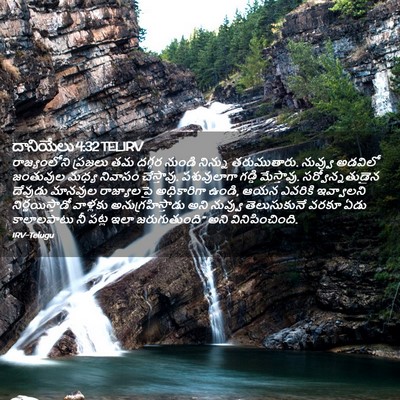 Picture 02 - దానియేలు 4:32 TELIRV - రాజ్యంలోని ప్రజలు - Bible Verse Picture