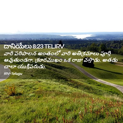 Picture 02 - దానియేలు 8:23 TELIRV - వారి పరిపాలన - Bible Verse Picture