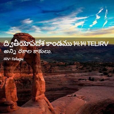 Picture 02 - ద్వితీయోపదేశ కాండము 14:14 TELIRV - అన్ని రకాల - Bible Verse Picture