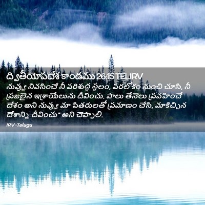 Picture 02 - ద్వితీయోపదేశ కాండము 26:15 TELIRV - నువ్వు నివసించే - Bible Verse Picture