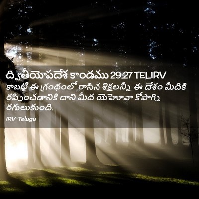 Picture 02 - ద్వితీయోపదేశ కాండము 29:27 TELIRV - కాబట్టి ఈ - Bible Verse Picture