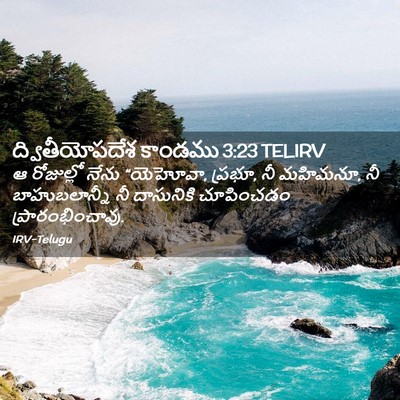 Picture 02 - ద్వితీయోపదేశ కాండము 3:23 TELIRV - ఆ రోజుల్లో నేను - Bible Verse Picture