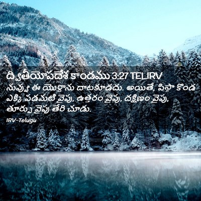 Picture 02 - ద్వితీయోపదేశ కాండము 3:27 TELIRV - నువ్వు ఈ యొర్దాను - Bible Verse Picture
