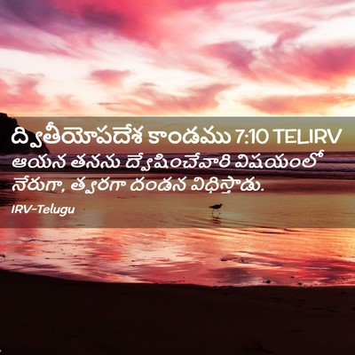 Picture 02 - ద్వితీయోపదేశ కాండము 7:10 TELIRV - ఆయన తనను - Bible Verse Picture