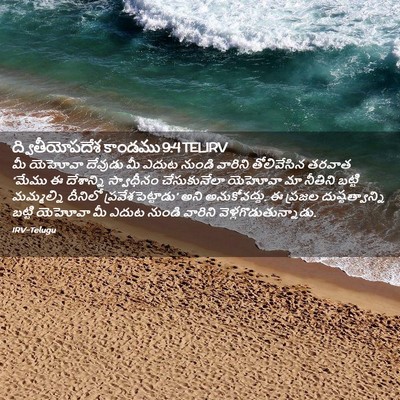 Picture 02 - ద్వితీయోపదేశ కాండము 9:4 TELIRV - మీ యెహోవా దేవుడు - Bible Verse Picture