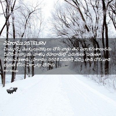 Picture 02 - నహూము 2:5 TELIRV - మిమ్మల్ని - Bible Verse Picture
