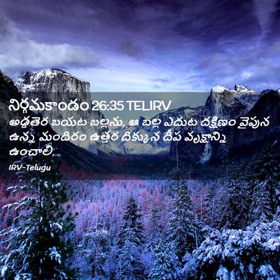 Picture 02 - నిర్గమకాండం 26:35 TELIRV - అడ్డతెర బయట - Bible Verse Picture