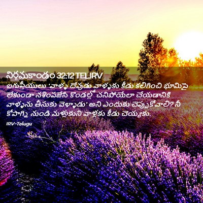 Picture 02 - నిర్గమకాండం 32:12 TELIRV - ఐగుప్తీయులు - Bible Verse Picture
