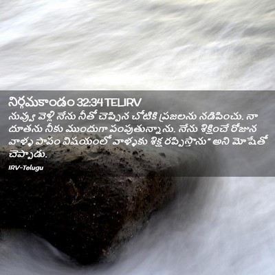 Picture 02 - నిర్గమకాండం 32:34 TELIRV - నువ్వు వెళ్లి - Bible Verse Picture