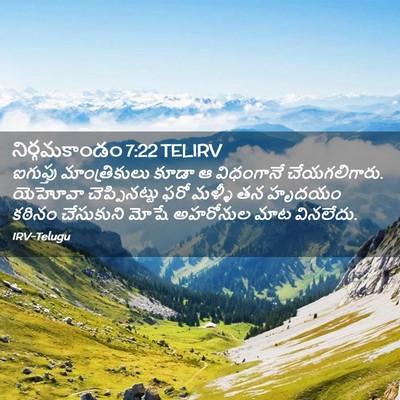 Picture 02 - నిర్గమకాండం 7:22 TELIRV - ఐగుప్తు - Bible Verse Picture