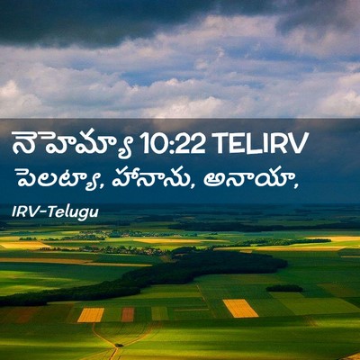 Picture 02 - నెహెమ్యా 10:22 TELIRV - పెలట్యా, హానాను, - Bible Verse Picture