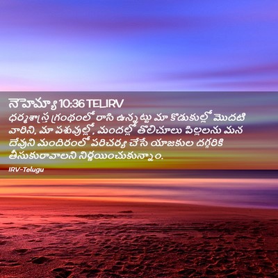Picture 02 - నెహెమ్యా 10:36 TELIRV - ధర్మశాస్త్ర - Bible Verse Picture