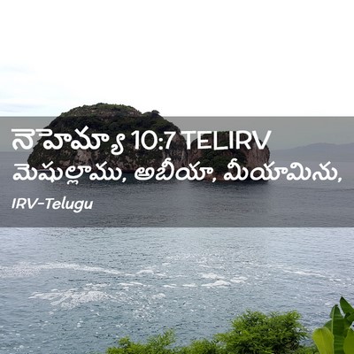 Picture 02 - నెహెమ్యా 10:7 TELIRV - మెషుల్లాము, అబీయా, - Bible Verse Picture