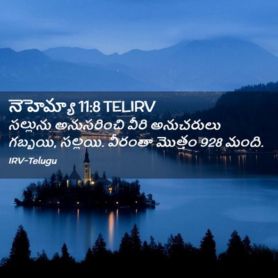 Picture 02 - నెహెమ్యా 11:8 TELIRV - సల్లును అనుసరించి - Bible Verse Picture
