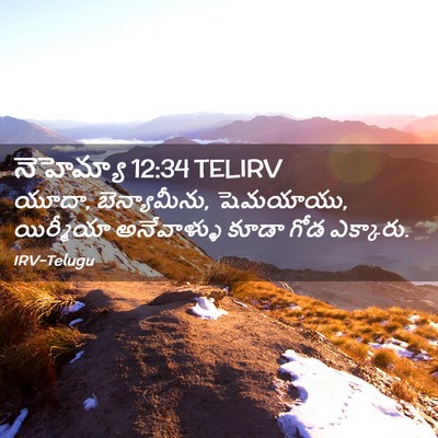 Picture 02 - నెహెమ్యా 12:34 TELIRV - యూదా, బెన్యామీను, - Bible Verse Picture