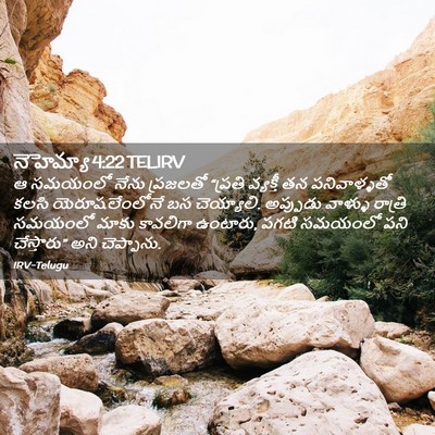 Picture 02 - నెహెమ్యా 4:22 TELIRV - ఆ సమయంలో నేను - Bible Verse Picture
