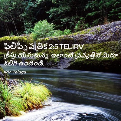 Picture 02 - ఫిలిప్పీ పత్రిక 2:5 TELIRV - క్రీస్తు - Bible Verse Picture