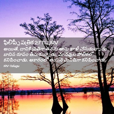 Picture 02 - ఫిలిప్పీ పత్రిక 2:7 TELIRV - అయితే, దానికి - Bible Verse Picture