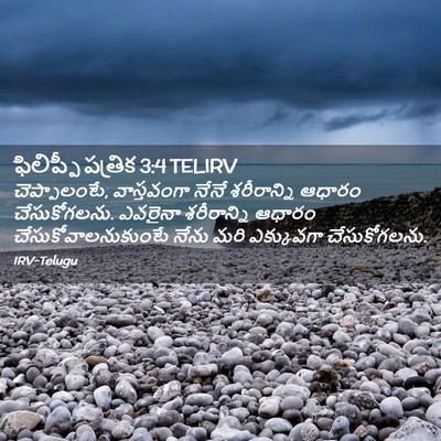 Picture 02 - ఫిలిప్పీ పత్రిక 3:4 TELIRV - చెప్పాలంటే, - Bible Verse Picture