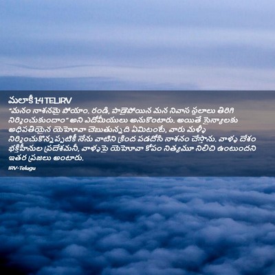Picture 02 - మలాకీ 1:4 TELIRV - “మనం నాశనమై పోయాం. - Bible Verse Picture