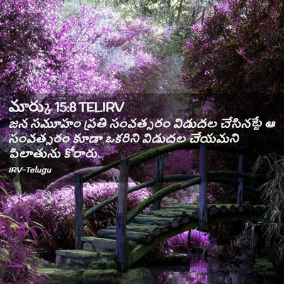 Picture 02 - మార్కు 15:8 TELIRV - జన సమూహం ప్రతి - Bible Verse Picture