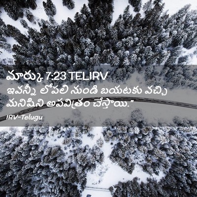 Picture 02 - మార్కు 7:23 TELIRV - ఇవన్నీ లోపలి - Bible Verse Picture