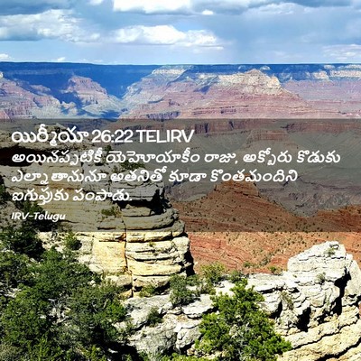 Picture 02 - యిర్మీయా 26:22 TELIRV - అయినప్పటికీ - Bible Verse Picture