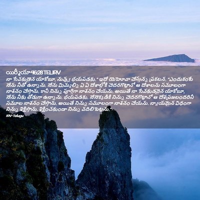 Picture 02 - యిర్మీయా 46:28 TELIRV - నా సేవకుడైన - Bible Verse Picture