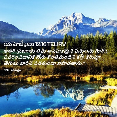 Picture 02 - యెహెజ్కేలు 12:16 TELIRV - ఇతర ప్రజలకు తమ - Bible Verse Picture